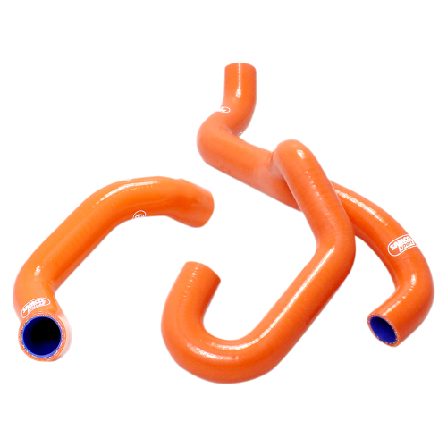 SAMCO Sport - SAMCO Sport Radiator Hose Kit - Orange (Y Piece Race Design) - KTM65-ORG