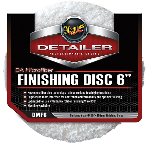 Meguiar's - Meguiar's DA Microfiber Finishing Disc - 6" - 2-Pack