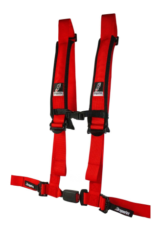 Dragonfire Racing - Dragonfire Racing EZ Adjust Harness Restraints - 3in. - Red - 14-0803