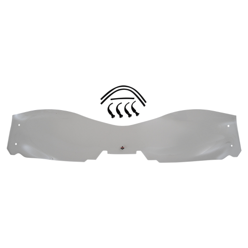 Klock Werks - Klock Werks Flare Windshield Kit - Clear - KW05-01-0567-C