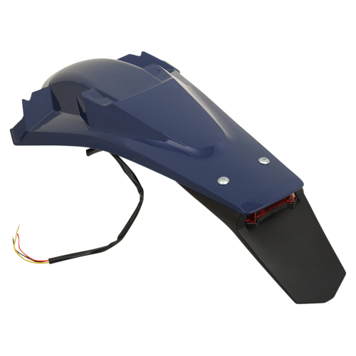 UFO Plastics - UFO Plastics Enduro Rear Fender with Light - Husky Blue - HU03388-087