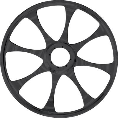 TKI - TKI 8-Spoke Billet Wheel - 8in. - Black - TKI-088-BK