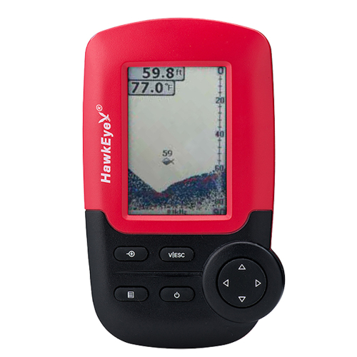 HawkEye - HawkEye FishTrax 1C Handheld Fish Finder w/HD Color VirtuView Display