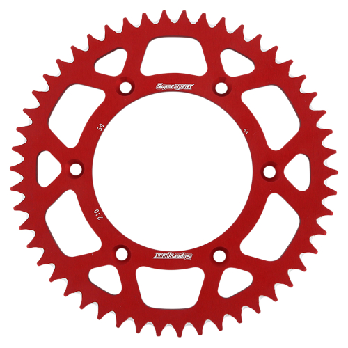 Supersprox - Supersprox Aluminum Rear Sprocket - 50T - RAL-210-50-RD