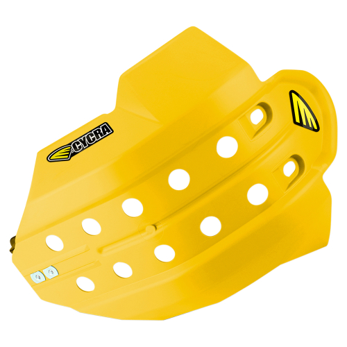 Cycra - Cycra Full Coverage Skid Plate with Hard Mounts - Yellow - 621856