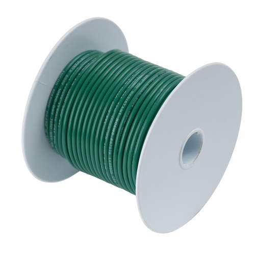 Ancor - Ancor Tinned Copper Wire - 6 AWG - Green - 25'