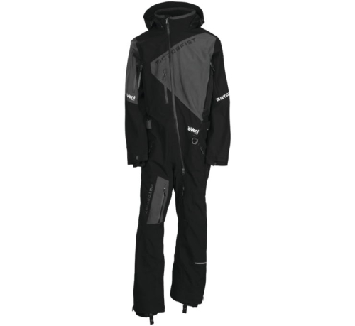 Motorfist - Motorfist Blitz II Suit - MF20A-M8-XLSH - Black/Gray - XL Short