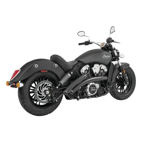 Freedom Performance - Freedom Performance Radical Radius Crossover Exhaust with Star Tip - Black with Black Tip - IN00340