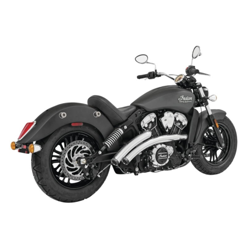 Freedom Performance - Freedom Performance Radical Radius Crossover Exhaust with Star Tip - Chrome with Black Tip - IN00339
