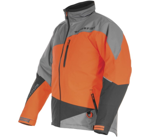 Motorfist - Motorfist Redline Jacket - MF19A-J58-OSG-XL - Orange/Gray - X-Large