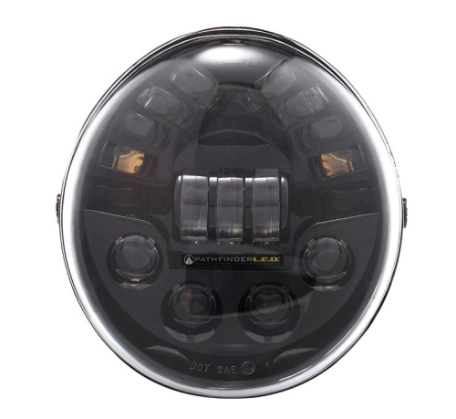 SoCalMotoGear - SoCalMotoGear Pathfinder L.E.D. Ultra View Headlamp - Black - V2VRDB