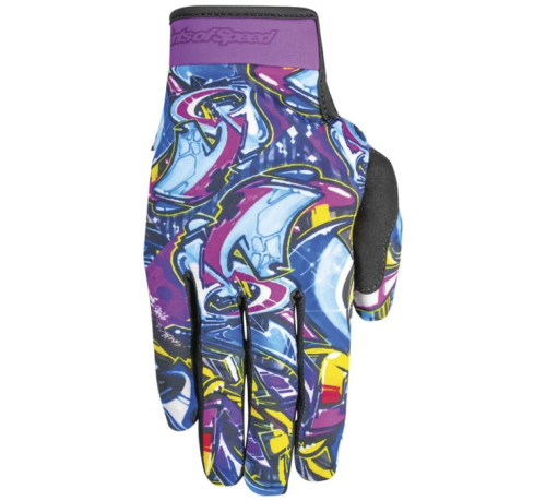 Saints of Speed - Saints of Speed Rad Gloves - GRF-L-PB - Graffiti - Large