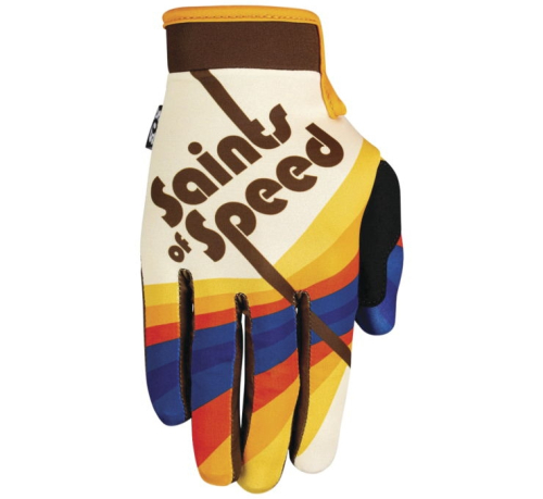 Saints of Speed - Saints of Speed Seventys Gloves - 70-M-CB - Cream/Brown - Medium