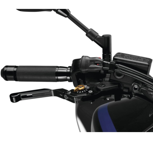 PUIG - PUIG 3.0 Extendable Folding Brake Lever - Black/Black/Gold - 14NNO