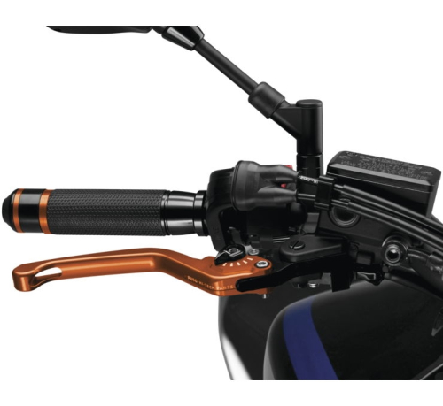 PUIG - PUIG 3.0 Non-Folding Brake Lever - Orange/Black - 120TN