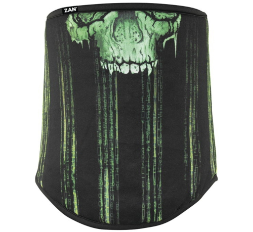 Zan Headgear - Zan Headgear Sportflex Series Neck Gaiter - WFL452 - Cyber Skull - OSFM