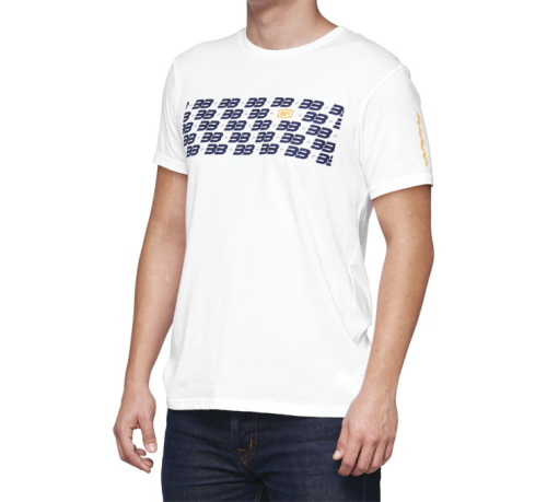 100% - 100% BB33 Repeat T-Shirt - BB-32139-000-12 - White - Large