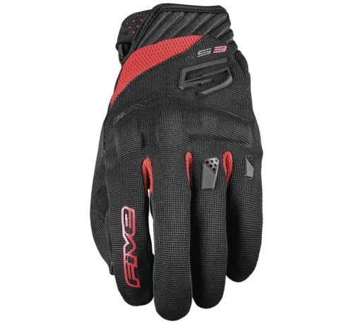 FIVE - FIVE RS3 EVO Gloves - 709073 - Black/Red - Medium