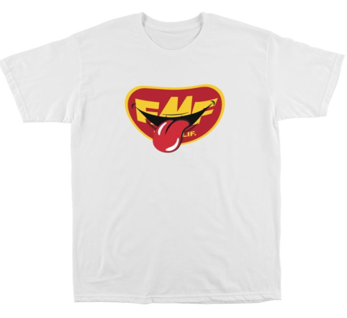 FMF Racing - FMF Racing Rolling Rocks T-Shirt - SU21118905-WHT-L - White - Large