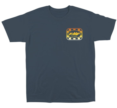 FMF Racing - FMF Racing Faded Checkers Tee - SP22118903-STLBLU-2XL - Steel Blue - 2XL