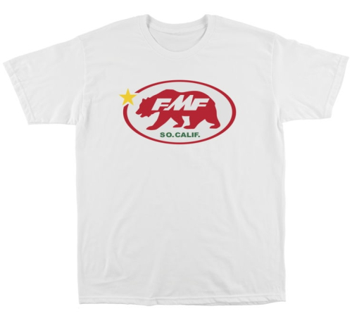 FMF Racing - FMF Racing Republic of Exhaust T-Shirt - SU21118907-WHT-XXL - White - 2XL