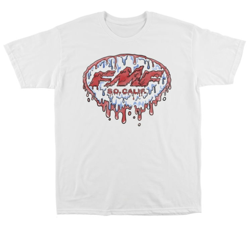 FMF Racing - FMF Racing Drip T-Shirt - FA21118903-WHT-SM - White - Small