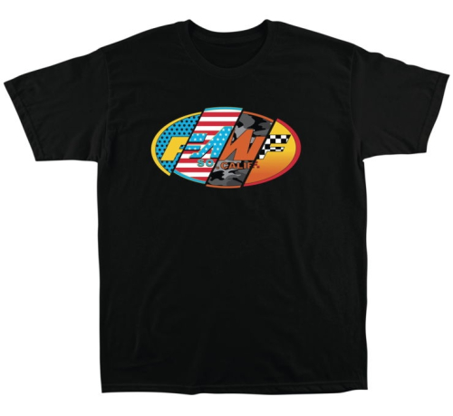 FMF Racing - FMF Racing Fragments Tee - SP22118915-BLK-LG - Black - Large