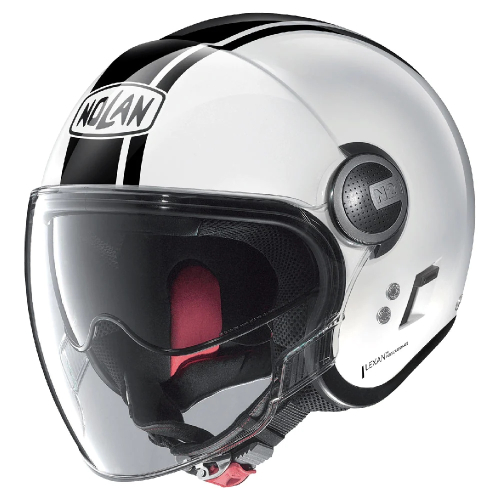 Nolan - Nolan N21 Visor Dolce Vita Helmet - N215275890941 - Metal White/Black - Large