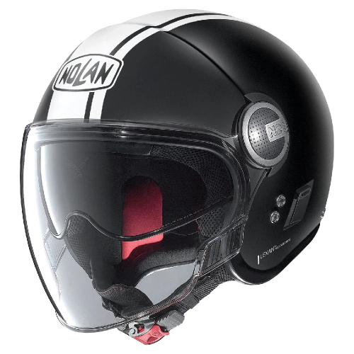 Nolan - Nolan N21 Visor Dolce Vita Helmet - N215275890992 - Flat Black/White - Medium