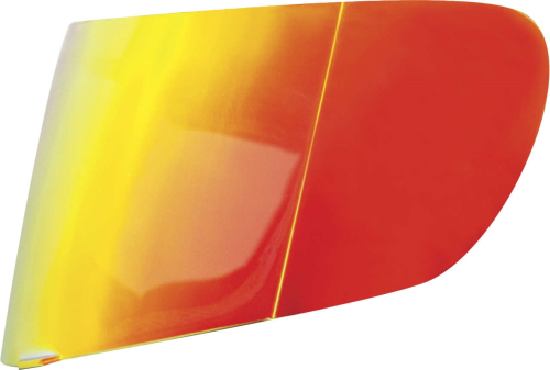 THH Helmets - THH Helmets Face Shield for TS-80 Helmets - Red/Gold - 640431