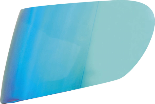 THH Helmets - THH Helmets Face Shield for TS-80 Helmets - Mirror Blue - 640429