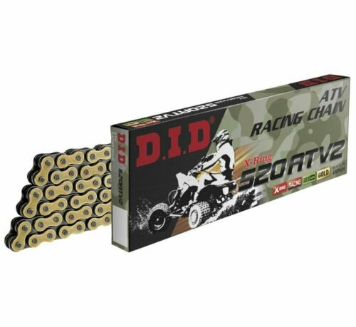 D.I.D - D.I.D 520 ATV2 X-Ring Chain - 90 Links - Gold - 520ATV290FB