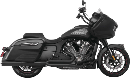 Freedom Performance - Freedom Performance Union 2-Into-1 for Indian - Black w/Chrome Straight Tip - IN00266