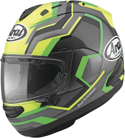 Arai Helmets - Arai Helmets Corsair-X RSW Helmet - 685311184894 - Fluorescent Yellow - Small