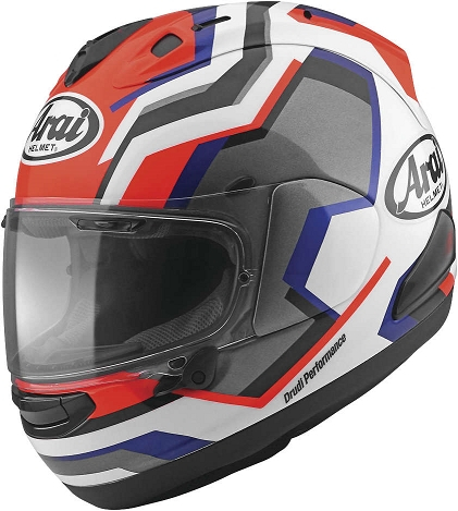 Arai Helmets - Arai Helmets Corsair-X RSW Helmet - 685311184863 - Tricolore - X-Large