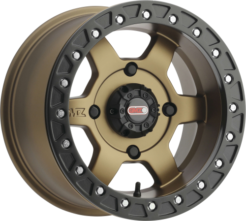 GMZ - GMZ GZ803 Casino Beadlock Wheel - 15x8 - 4+4 Offset - 4/136 - Bronze/Black - GZ80358047944B