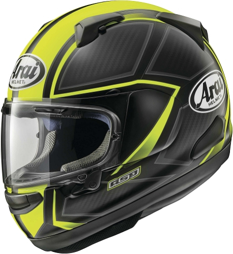 Arai Helmets - Arai Helmets Quantum-X Spine Helmet - 685311181657 - Fluorescent Yellow - 2XL