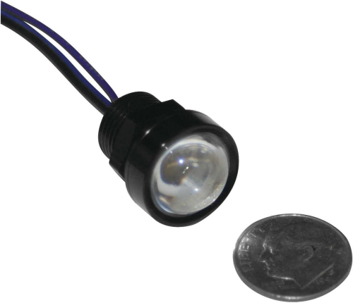 Namz - Namz 9/16in. Royal Flush Mount G2 LED - 3-Wire - Black/Red/Amber - LLC-RFBS-RA