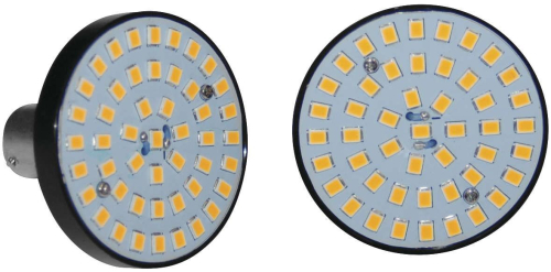 Namz - Namz Premium Bullet Style Turn Signal Inserts - 1156 Bulb Type - Amber - LLC-P6A