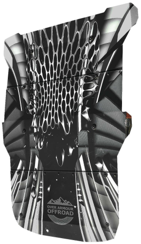 Over Armour Offroad - Over Armour Offroad Polycarbonate Roof Top - Black Melt - PO-RZR4PRINT-BM