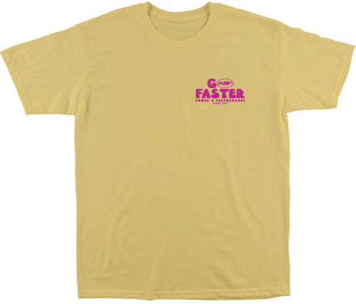FMF Racing - FMF Racing Go Faster T-Shirt - SP9118905-CLY-XL - Yellow - X-Large