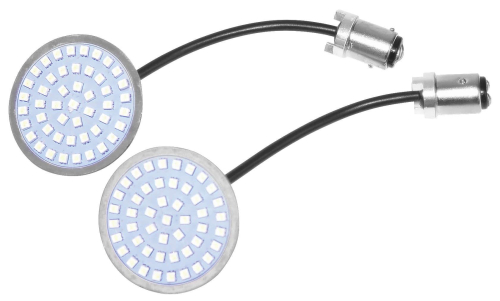 Namz - Namz Bullet Style Turn Signal Inserts - 1157 Socket - Amber/White Running - LLC-B7WA