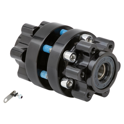Arlen Ness - Arlen Ness Front Cartridge Hub Kit - Black - 17-7006-B