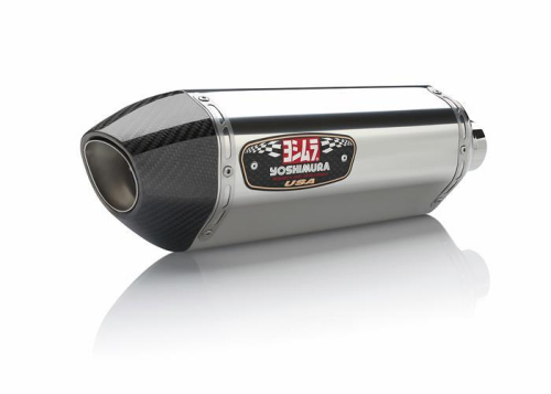 Yoshimura - Yoshimura R-77 Signature Series Slip-On - Stainless Steel Muffler - Carbon Fiber End Cap - 11631E0330