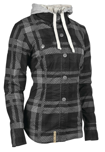 Speed & Strength - Speed & Strength True Romance Armored Womens Moto Shirt - 1106-1400-0051 - Black - X-Small