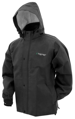 Frogg Toggs - Frogg Toggs Bull Frogg Rain Jacket - PS63173-013XL - Black - 3XL