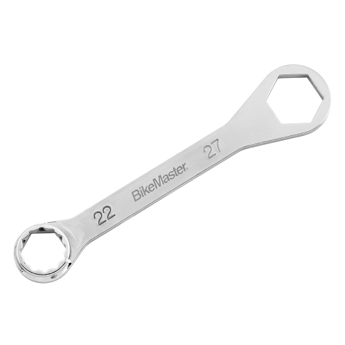 BikeMaster - BikeMaster Steering Stem and Fork Cap Wrench - 27x22mm - 341044