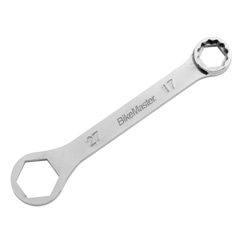 BikeMaster - BikeMaster Steering Stem and Fork Cap Wrench - 27x17mm - 341040