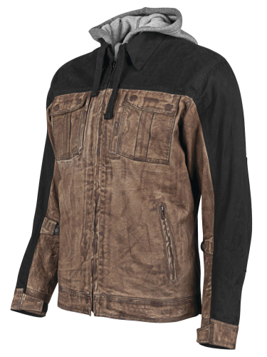 Speed & Strength - Speed & Strength Rough Neck Textile Jacket - 1101-0215-3557 - Brown/Black - 3XL