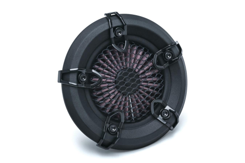Kuryakyn - Kuryakyn Crusher Revolt Air Cleaner - Satin Black - 9625